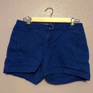 a.n.a. Blue Twill Shorts